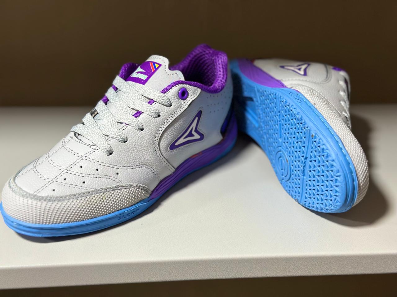 Zapatilla Nacional Gris Azul