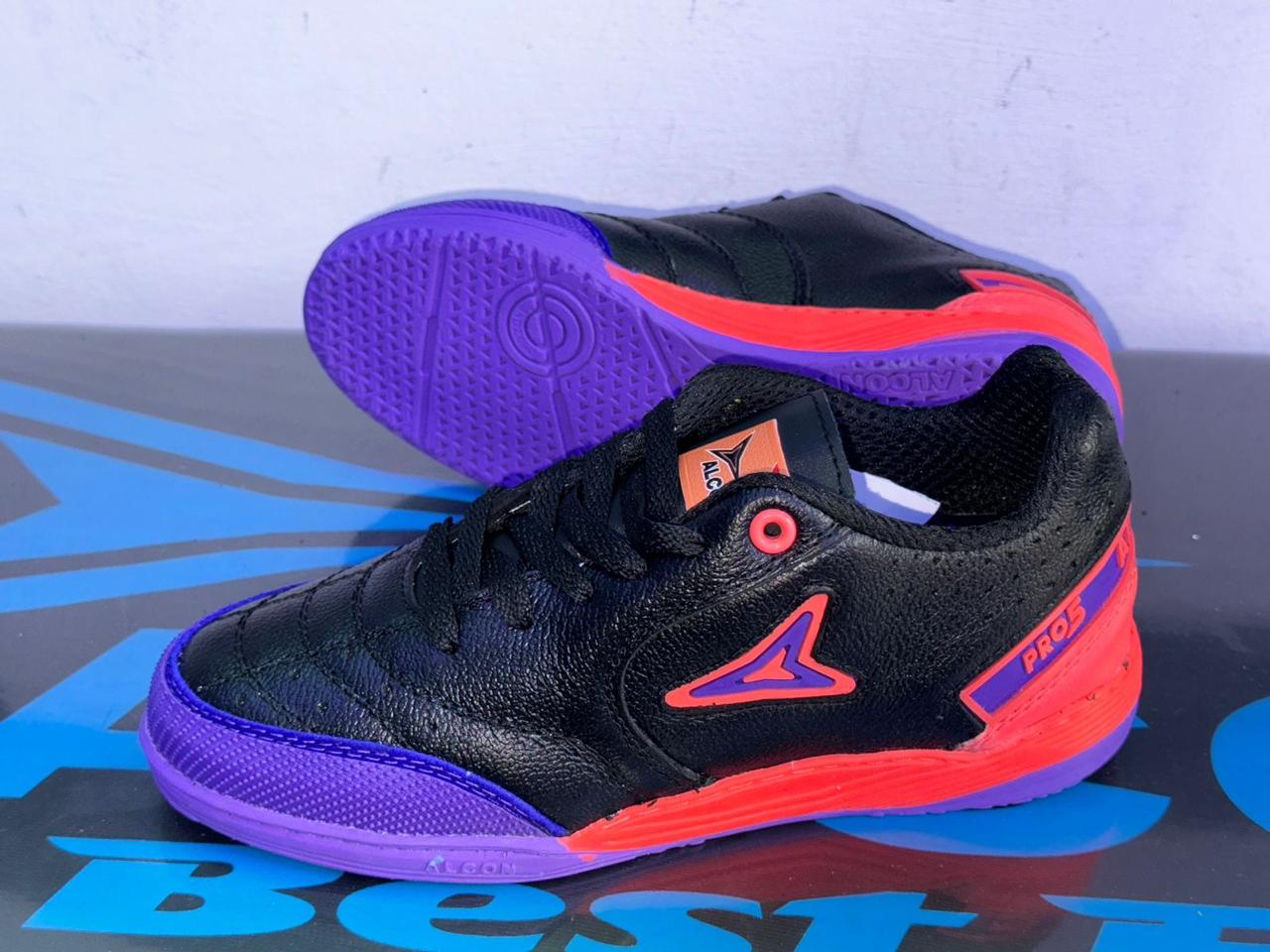 Zapatilla Nacional Negro MoradoN